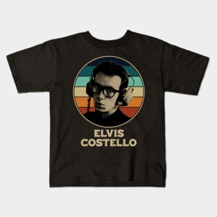 retro elvis costello Kids T-Shirt